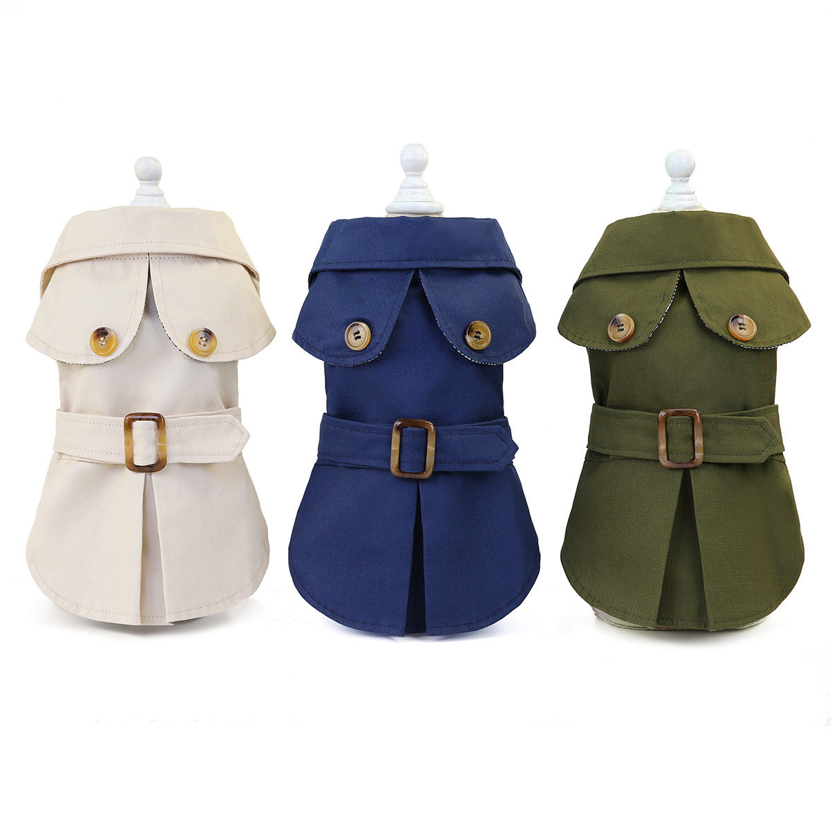 Chic Canine Trench Coat