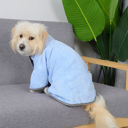 Quick-drying Pet Absorbent Towel Dog Bathrobe