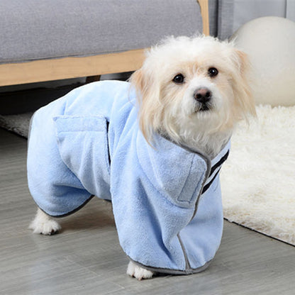 Quick-drying Pet Absorbent Towel Dog Bathrobe