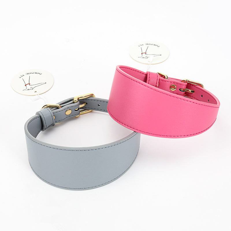 Soft Leather Pet Collar