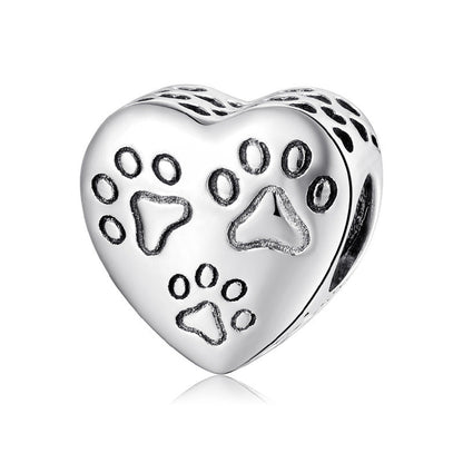 Sterling Silver Puppy Beads