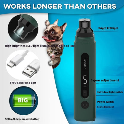 Smart Pet Nail Grinder