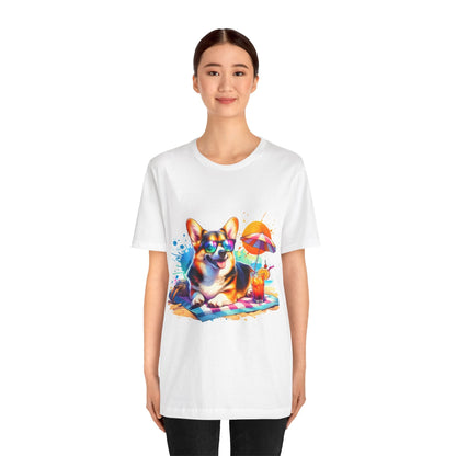 Sunny Corgi Delight Tee