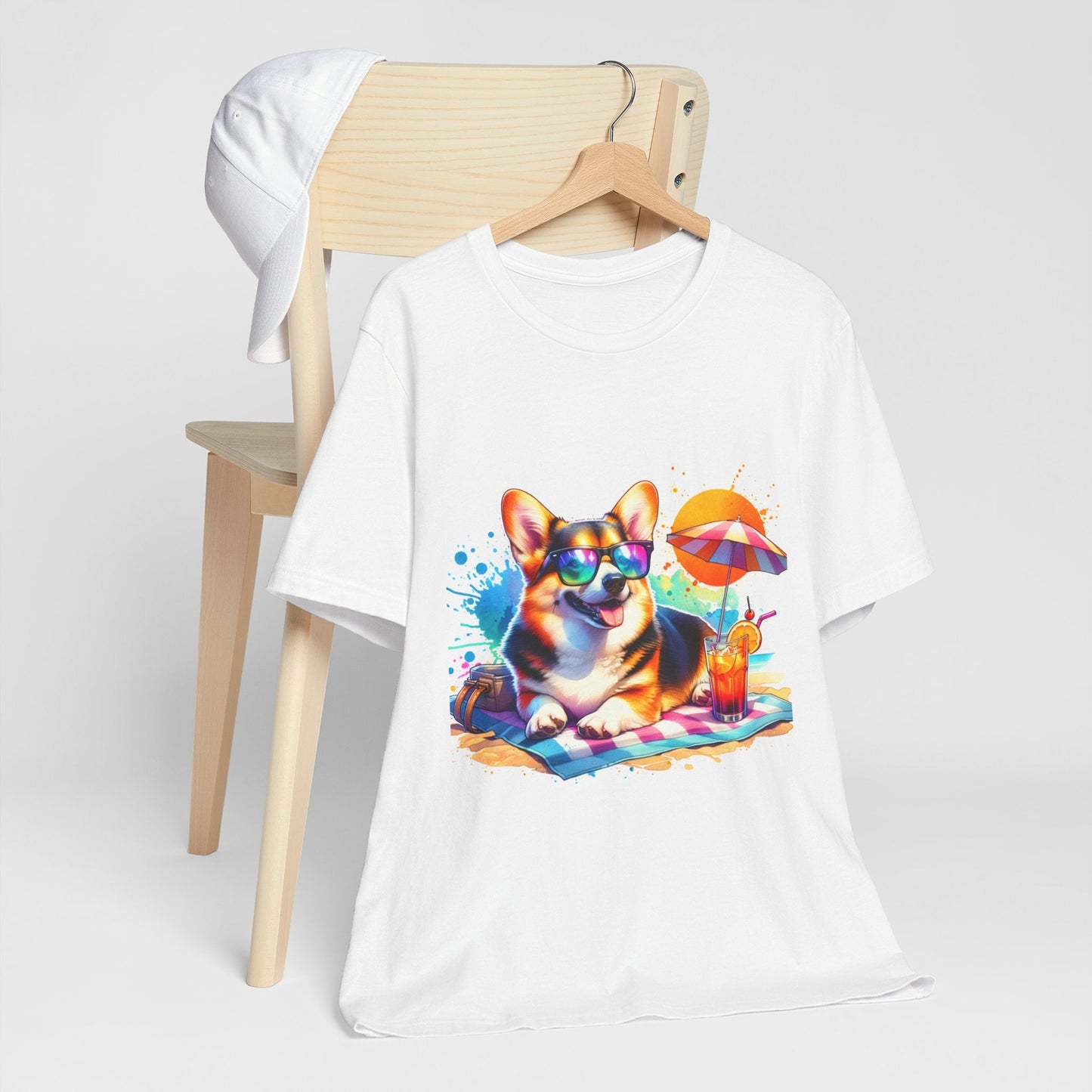 Sunny Corgi Delight Tee