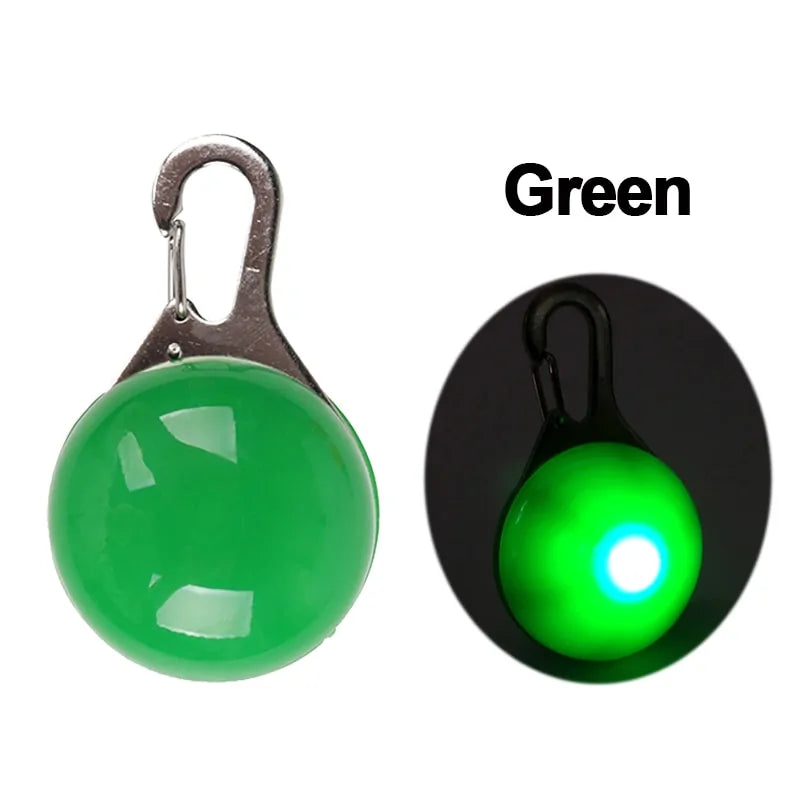 Night Glow Dog Safety Pendant