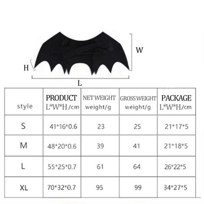 Pet Bat Wings Halloween Costume