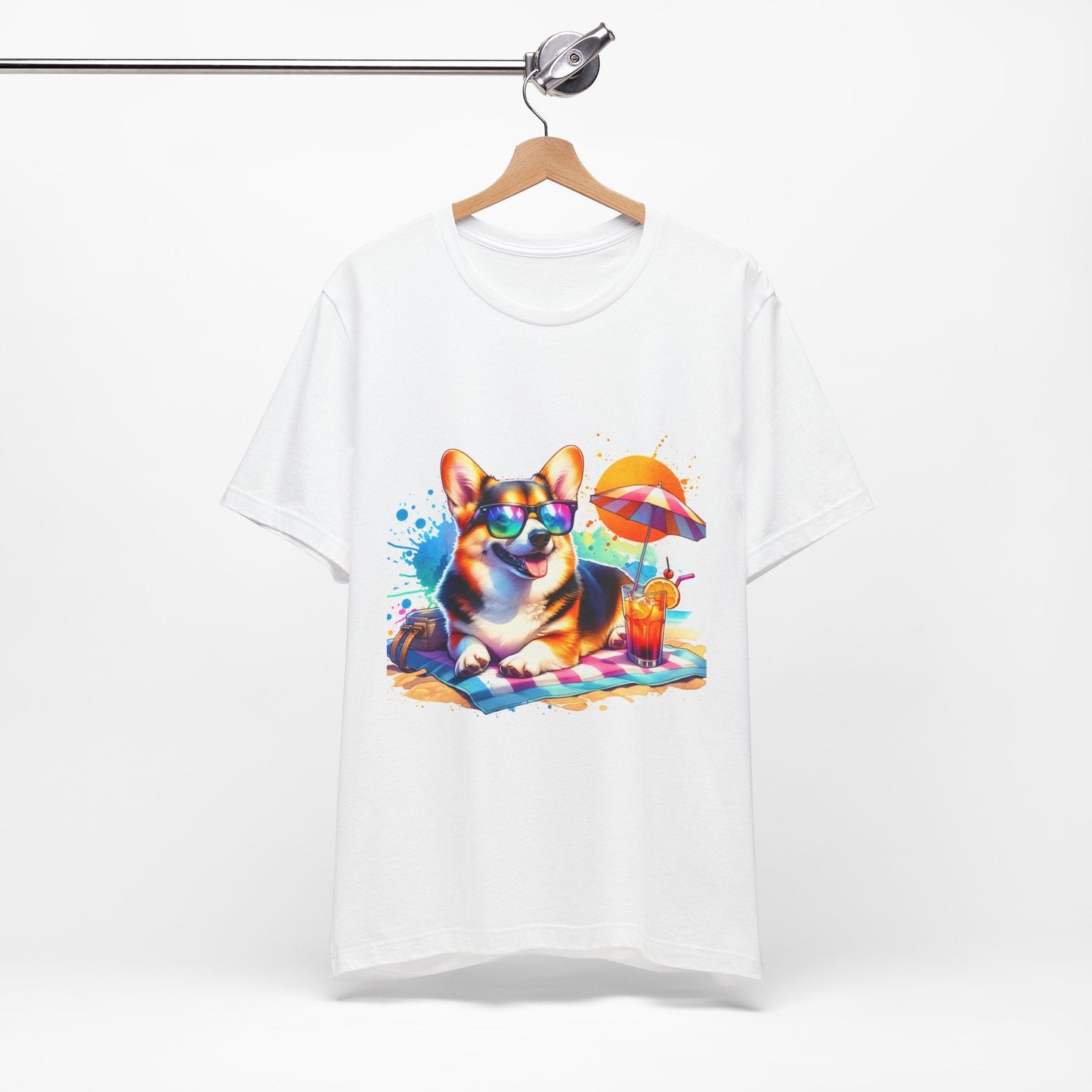 Sunny Corgi Delight Tee